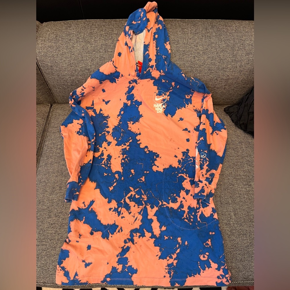 Nike Orange and Blue Mini Dress